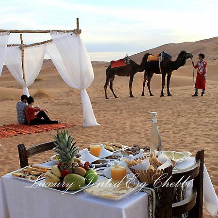 Luxury Tented Erg Chebbi Merzouga Exterior foto