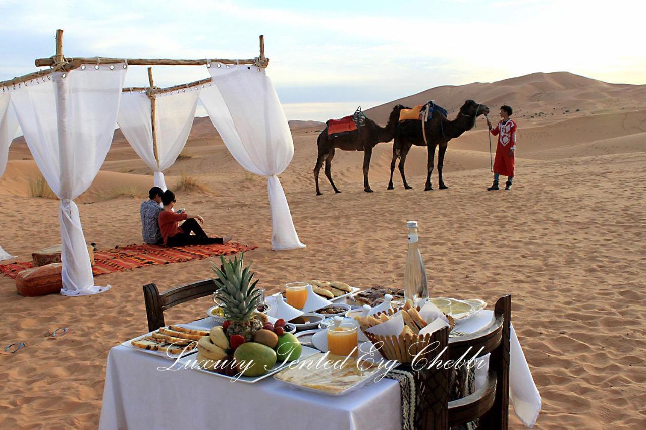 Luxury Tented Erg Chebbi Merzouga Exterior foto