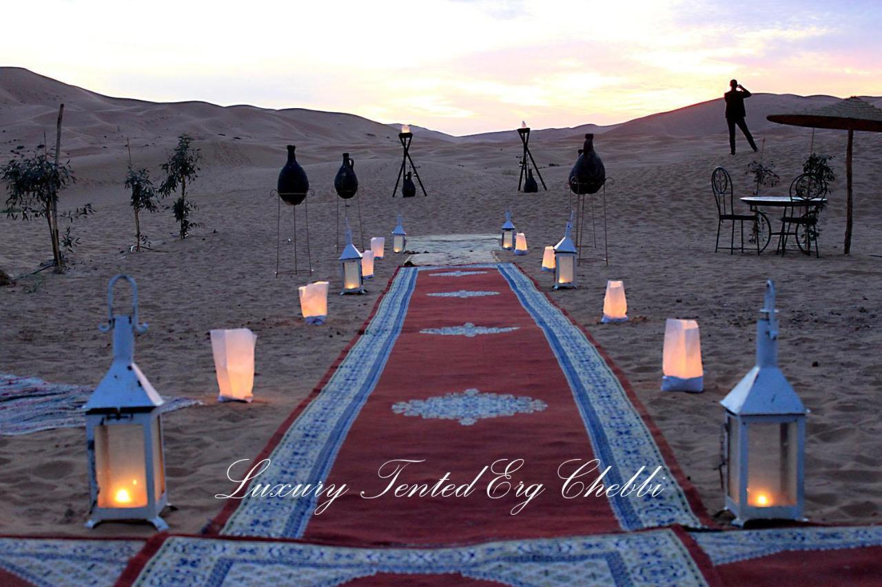 Luxury Tented Erg Chebbi Merzouga Exterior foto