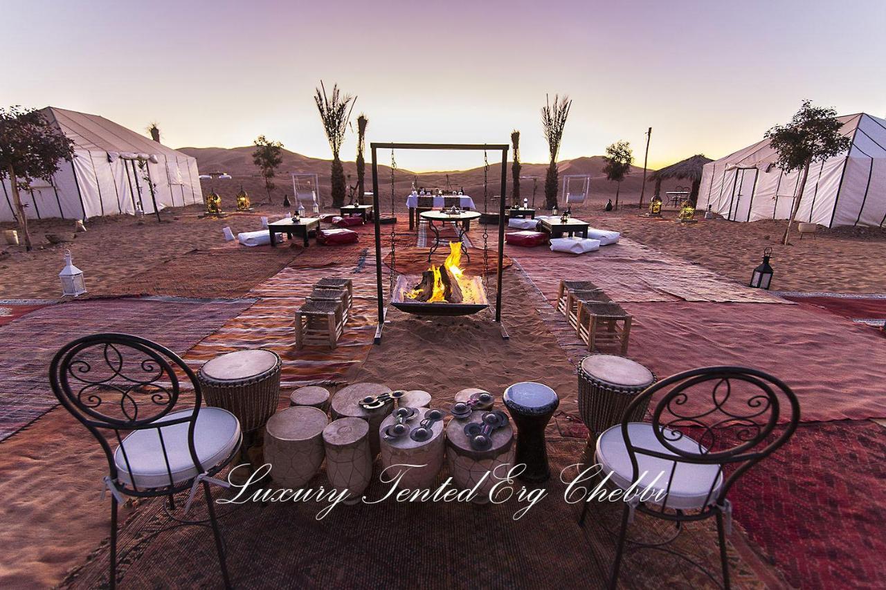 Luxury Tented Erg Chebbi Merzouga Exterior foto
