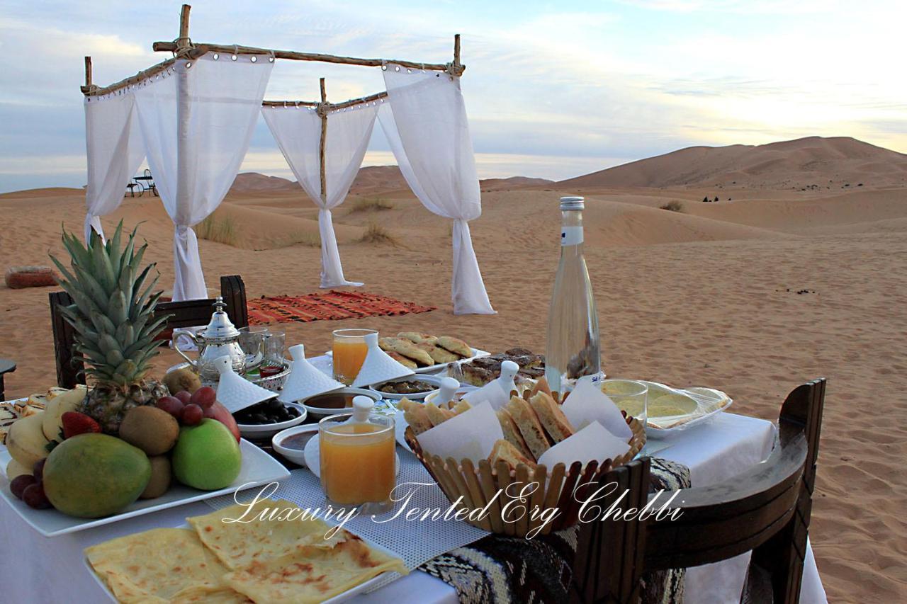 Luxury Tented Erg Chebbi Merzouga Exterior foto